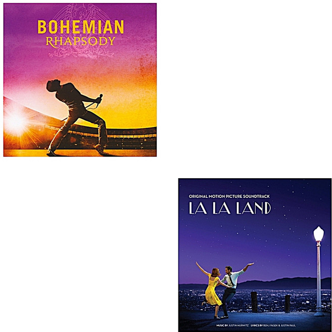 보헤미안 랩소디 + 라라랜드 2종 세트 - 명작 영화음악 OST CD모음