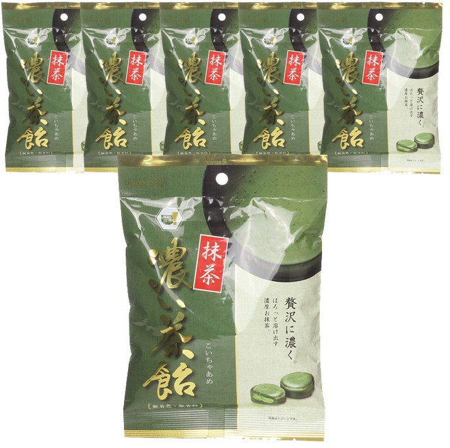 니씬 녹차사탕, 100g, 6개