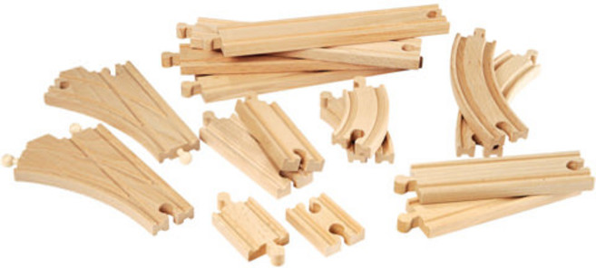 브리오 레일 확장팩 트랙 작동완구 16p 33402, 1개