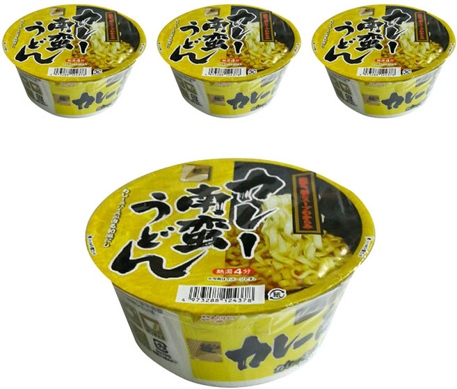 멘노스나오시 카레우동 컵면, 81g, 4개