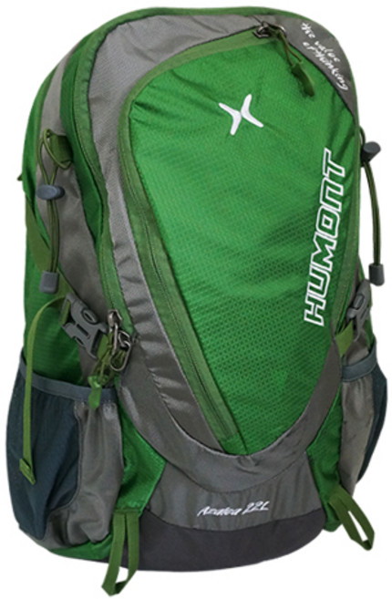 휴몬트 아젤레아 등산용 소형배낭 22L 레인커버 포함, 그린