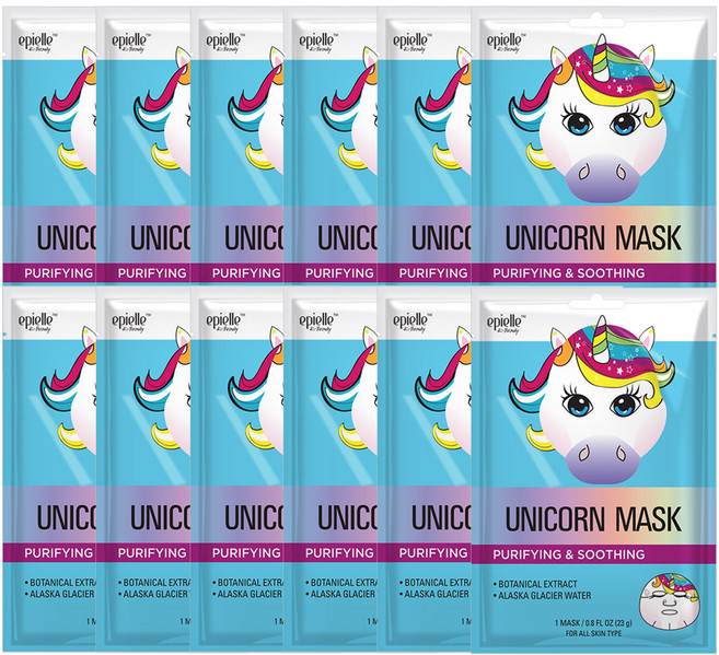 에피엘르 유니콘 캐릭터 마스크팩, 1개입, 12개
