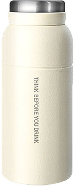 코멜리 COMELY 보온 보냉 텀블러, 아이보리, 350ml, 1개