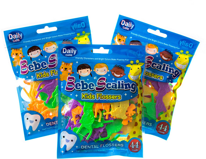 베베스케일링 어린이 전용 치실, 44개입, 3개