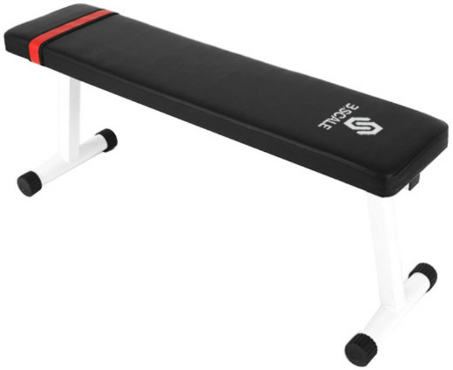 비스케일 원터치 평벤치, 블랙 + 화이트