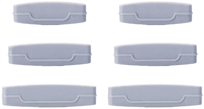 치약 끝까지 짜개 그레이 대 2p + 중 2p + 소 2p, 1세트