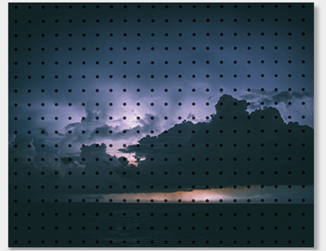 앤비커머스 인테리어 타공판 600 x 500 mm, 1세트, 구름구름(White)