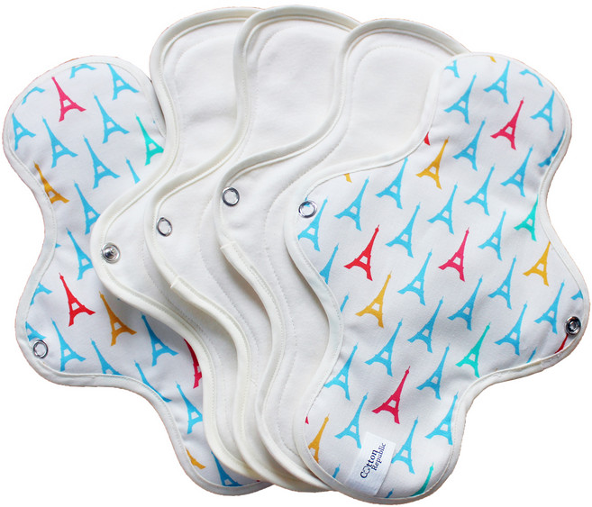 코튼리퍼블릭 슬림 패리스데이 면생리대, 중형, 1매입, 5개