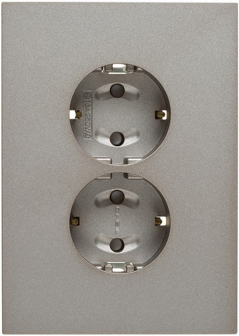 제일전기 하네스 브론즈 콘센트 2구 (가로형), 1개