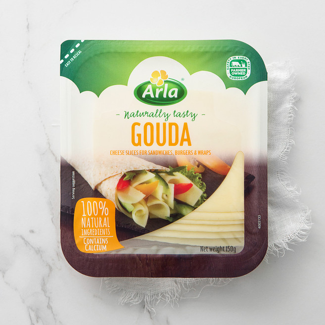 Arla 고다 슬라이스, 150g, 1개입, 1개