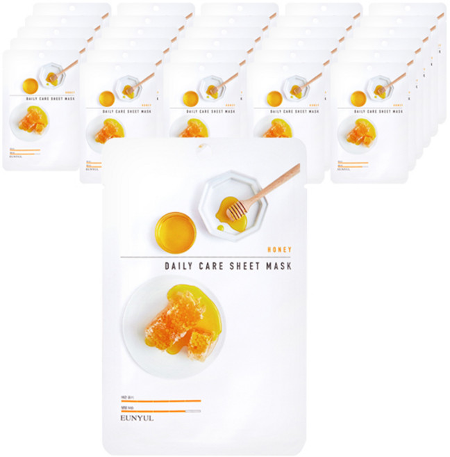 은율 허니 데일리 케어 시트 마스크, 1개입, 30개