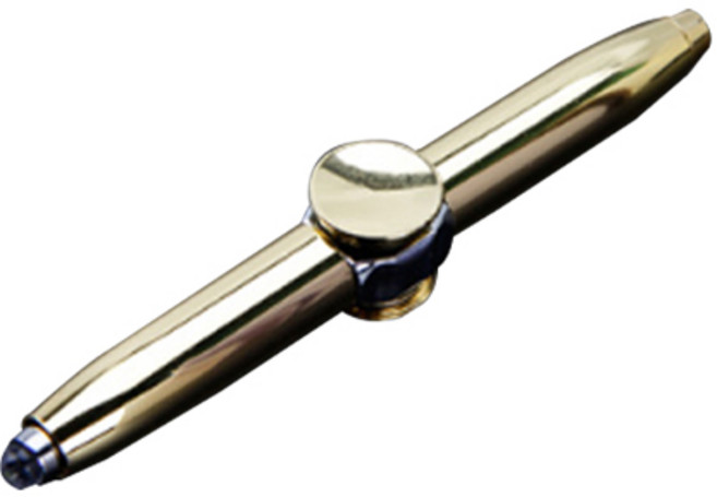 미니띠네 자이로 손가락 회전식 컬러풀 볼펜, B, 1개