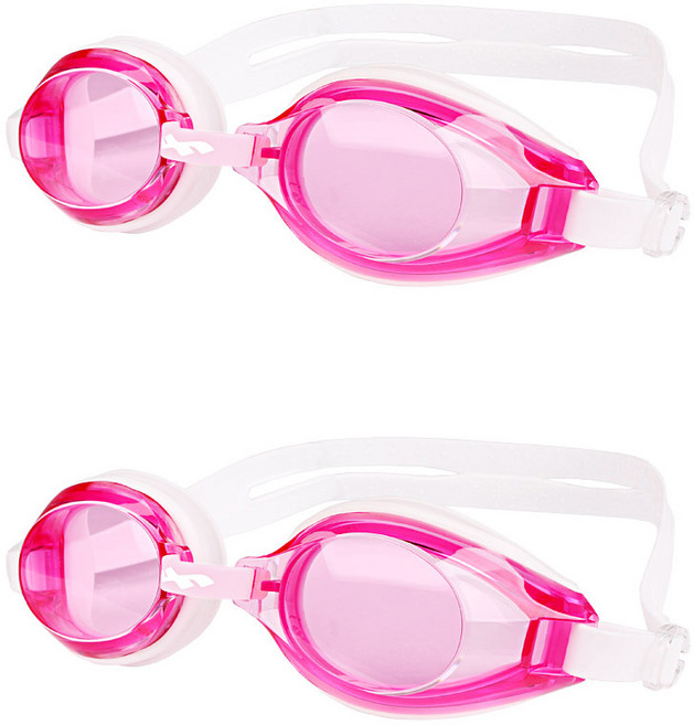 AQUSUIT 일반수경 TG-1500 2p, 핑크