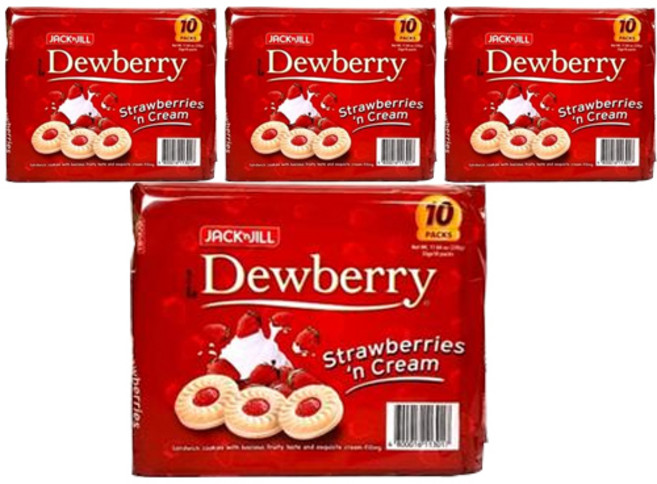 듀베리 딸기맛 과자쿠키, 330g, 4개