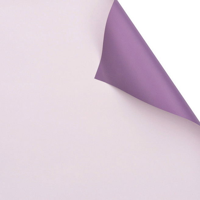 에스피글로벌 더블칼라 플라워포장지, 퍼플, 20개입