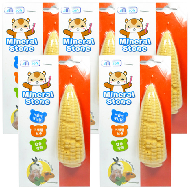 아마존 미네랄스톤 햄스터 이갈이 장난감, 5개