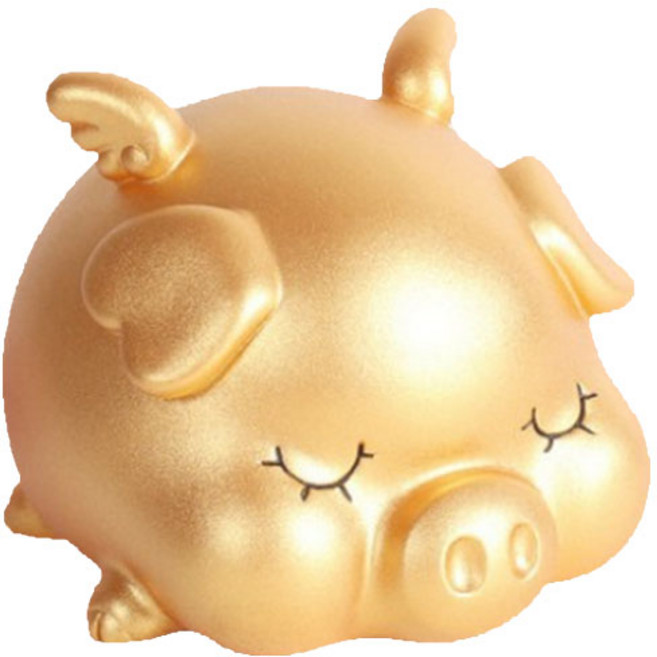 TP Home 幸運豬撲滿 L, 金色, 1個