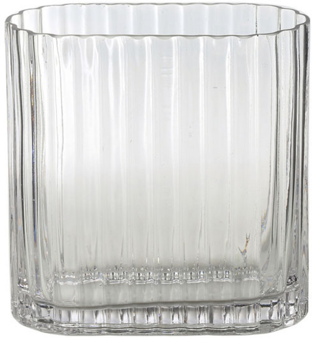 삼호유리 볼드 타원 스트라이프 유리화병 SH17020