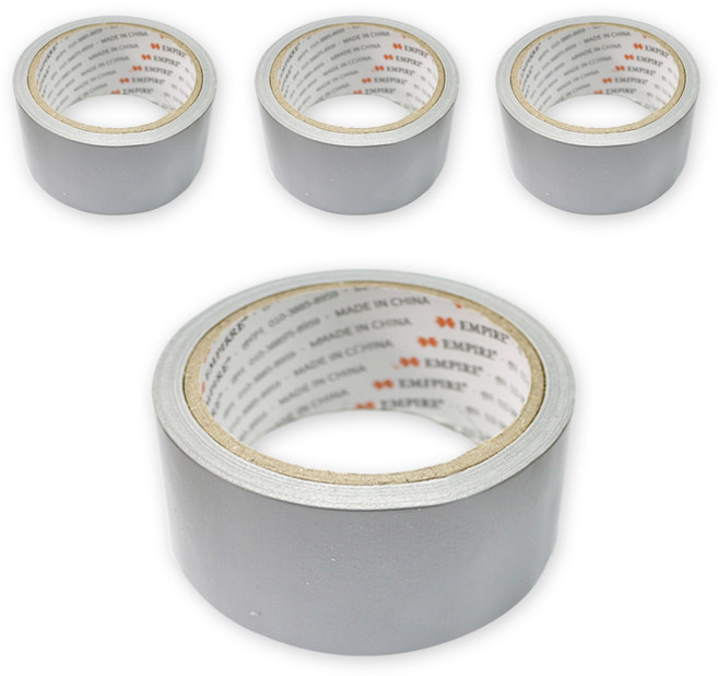 엠파이어 고급형 컬러 면테이프 45mm x 10m 회색, 4개