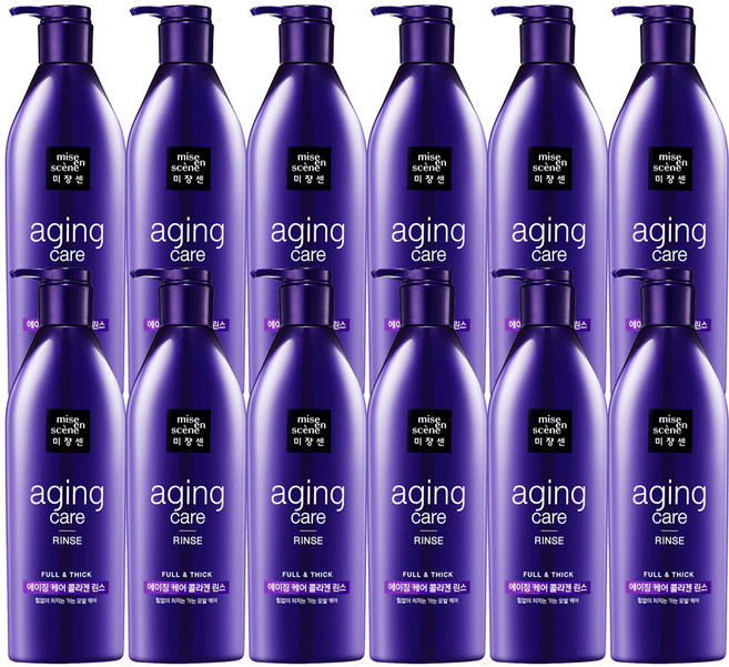 미쟝센 에이징케어 콜라겐 린스, 530ml, 12개