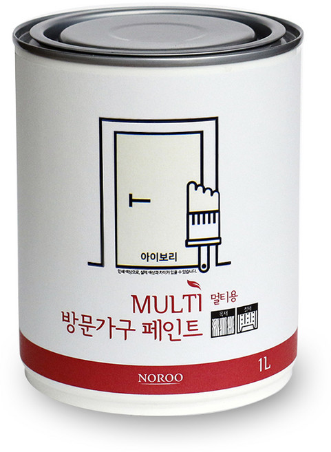 노루페인트 방문가구용 페인트, 아이보리, 1L, 1개