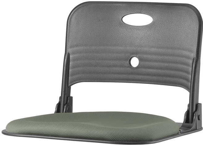 체어포커스 폴더백 베이직 접이식 좌식의자, 그레이