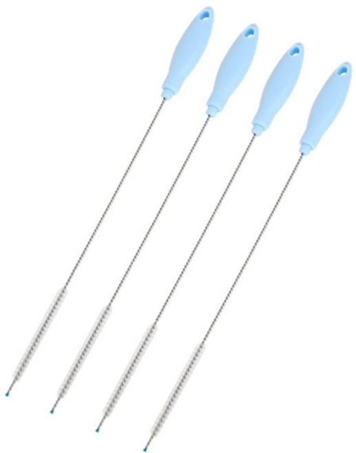 베이비앤아이 스트로우브러쉬, 4개, 블루