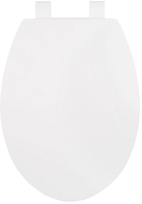 샤바스 스르륵 무소음 하드형 변기커버 O형, 화이트, 1개