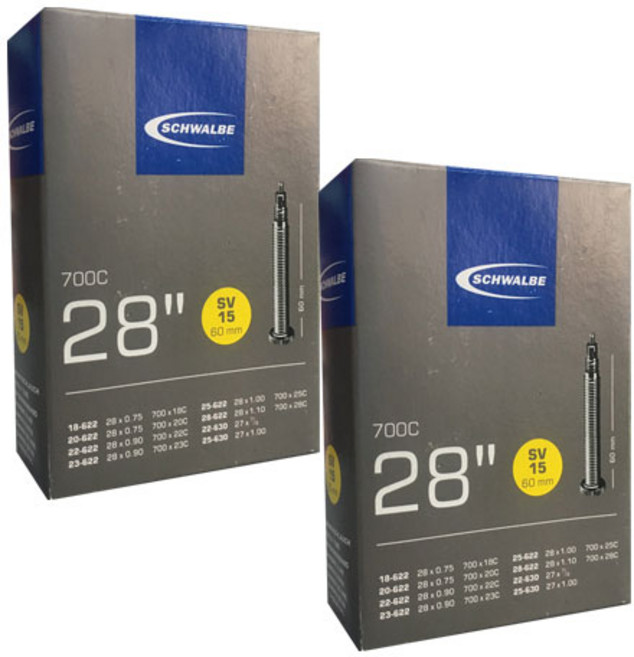 슈발베 튜브 700c용, 2개
