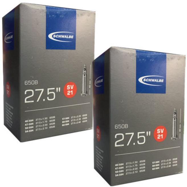 슈발베 자전거 튜브 밸브 SV21, 2개