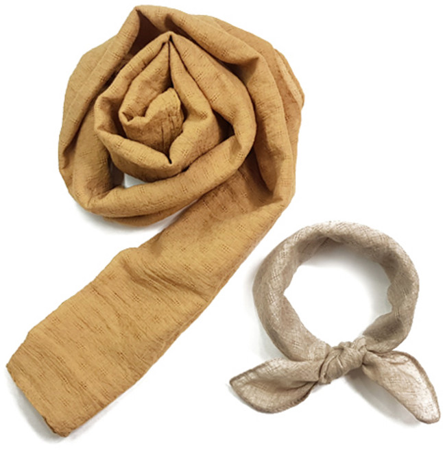 우주아이 아동용 살랑살랑 무지 스카프 + 머플러 2종 세트