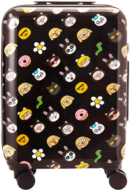 호조 시니컬래빗과 친구들 패턴 기내용 하드 캐리어