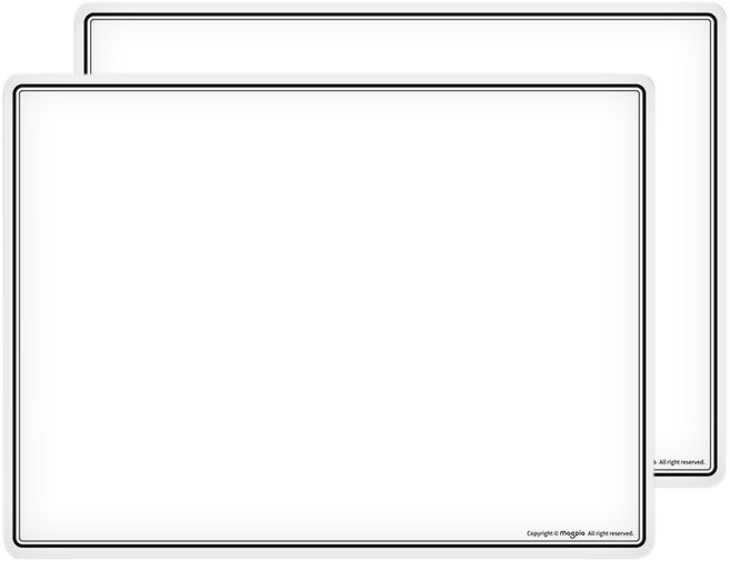 마그피아 고무자석 화이트보드 2p