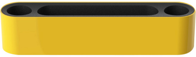 aplum 데스크 슬림 오거나이저, 옐로우, 1개