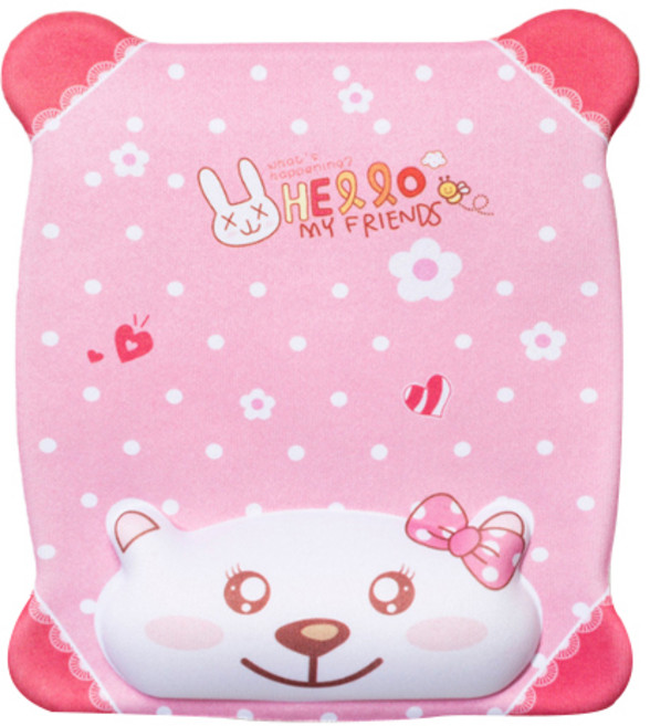 TP 컴 드림 마우스 보호패드, 흰곰, 1개