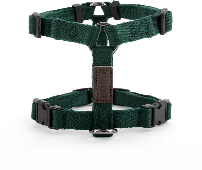 도그아이 반려견 H형 하네스 가슴줄, 다크그린, 1개