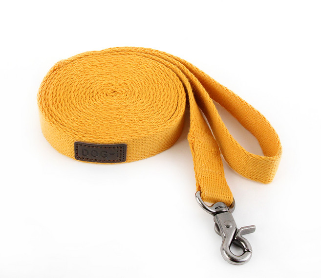 도그아이 캐시미어 리드줄, 머스타드, 1개