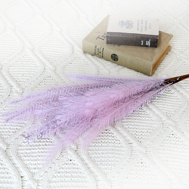 조아트 조화 팜파스 가지, 퍼플, 5개