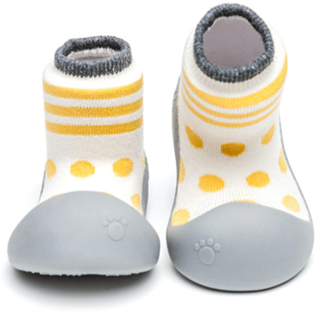 엘츠 유아용 노랑도트 말랑슈즈 보행기화