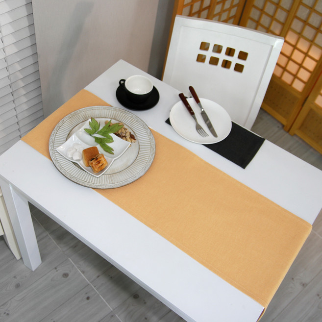 NASANDECO 桌旗, 琥珀金, 邊桌用(120 x 30 cm), 1條