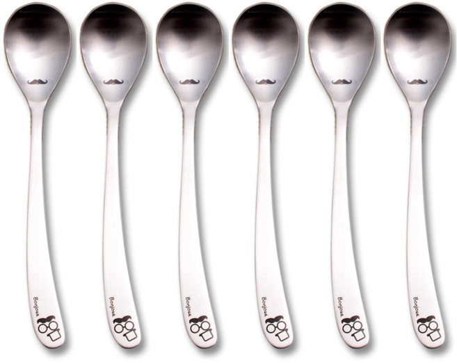 봉쥬키친 티스푼, 혼합 색상, 6개