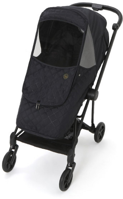 MomNest Cybex Mios防寒推車雨罩, Blue Black