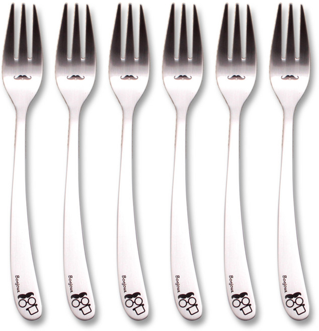 라온누리 봉쥬키친 티포크, 혼합색상, 단품, 6개