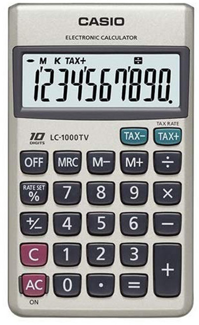 CASIO 計算機 LC-1000TV, 混色, 1組
