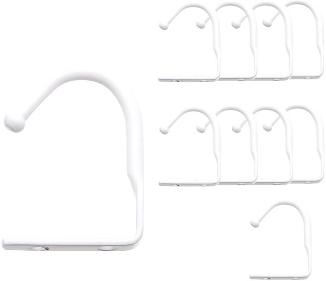 초이스하드웨어 천정 J싱글고리, 화이트, 10개