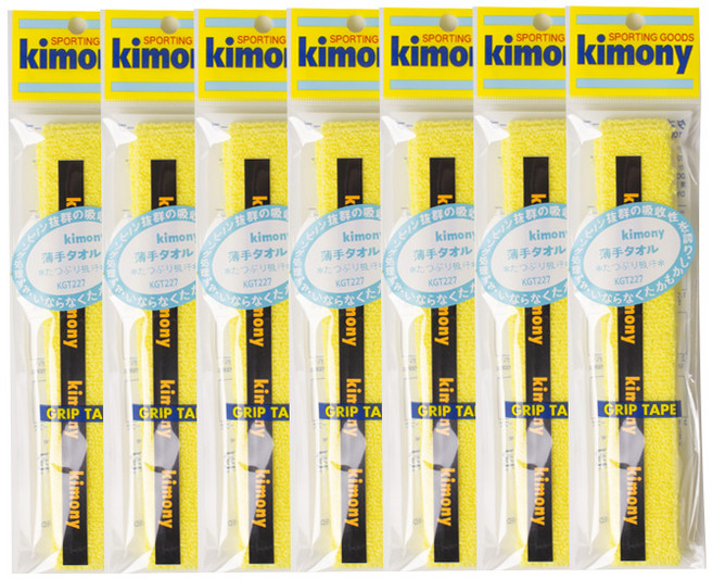 키모니 뉴 타올그립 KGT227 7p, 옐로우, 7개