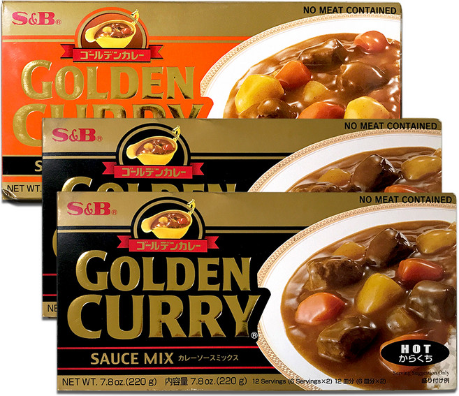 에스앤비 골든카레 순한맛 220g + 매운맛 220 x 2p, 1세트