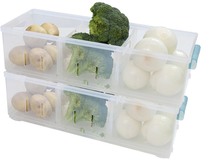 토프 칸칸 정리 수납 트레이 낮은형 소 2p, 2개