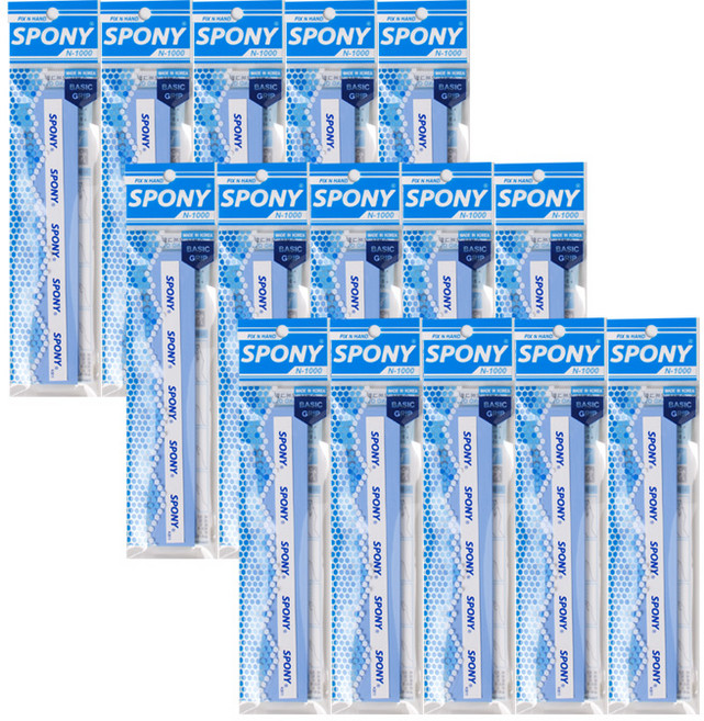 스포니 소프트핏 오버그립 N-1000, 스카이, 15개