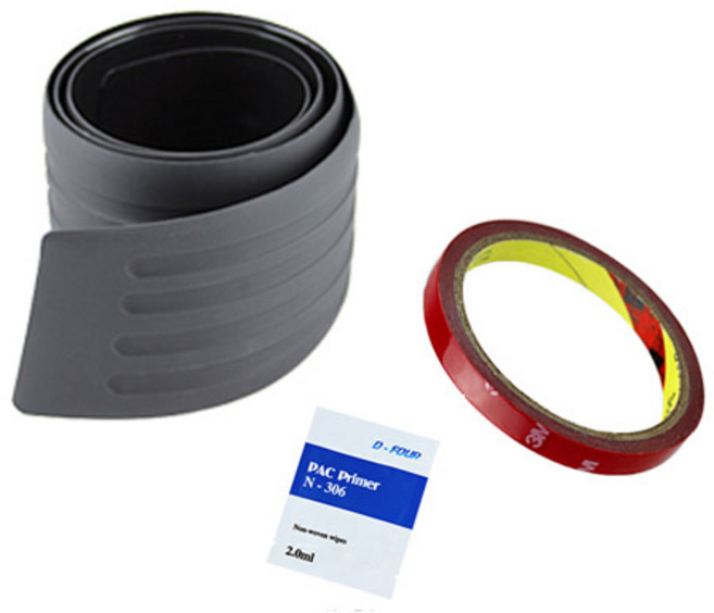 지티글로벌 후방범퍼 스크래치 방지 몰딩, 혼합색상, 1개